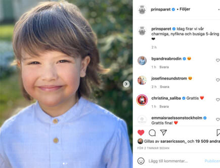 Prinsparets egna bilder på födelsedagsbarnet Alexander ...